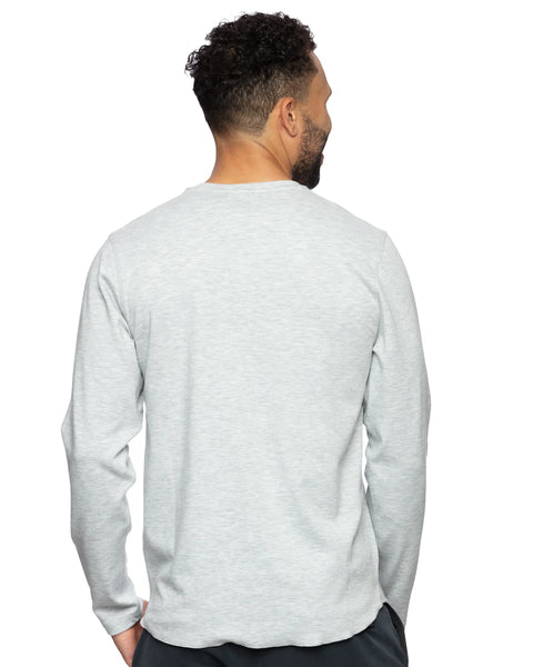 ANDY SOFT TOUCH HENLEY - VAPOR