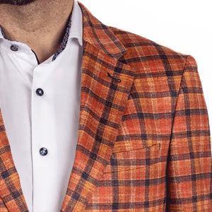 Mens orange sports clearance coat