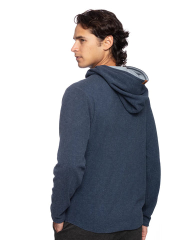 ANDY SOFT TOUCH HOODY - DARK SEA