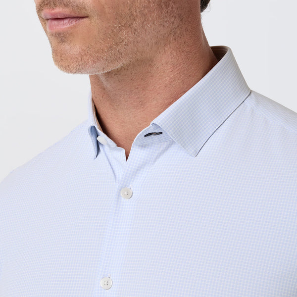 LEEWARD TRIM CHECK - LT BLUE