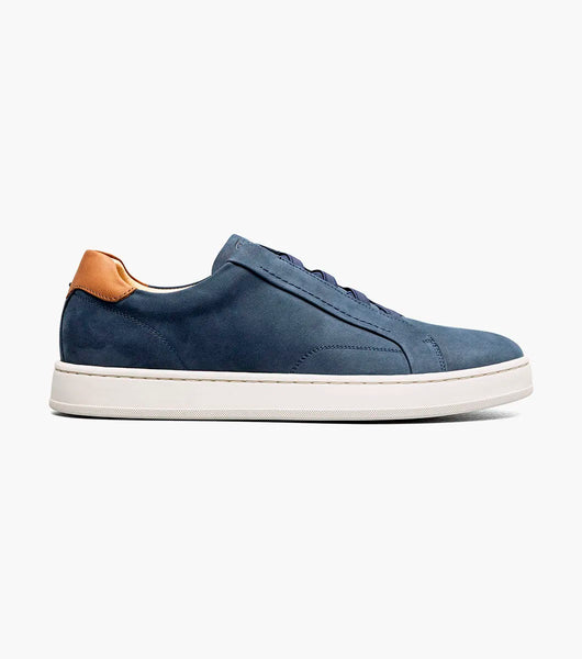 SUEDE SLIP ON SNEAKER - NAVY