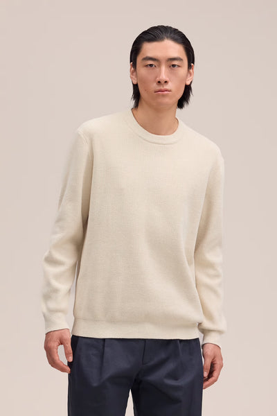 DANNY CREW SWEATER - IVORY