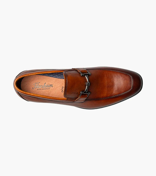 ZAFFIRO BIT DRESS SHOE - COGNAC