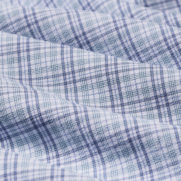 LEEWARD TRIM NO TUCK CHECK - GREE/BLUE