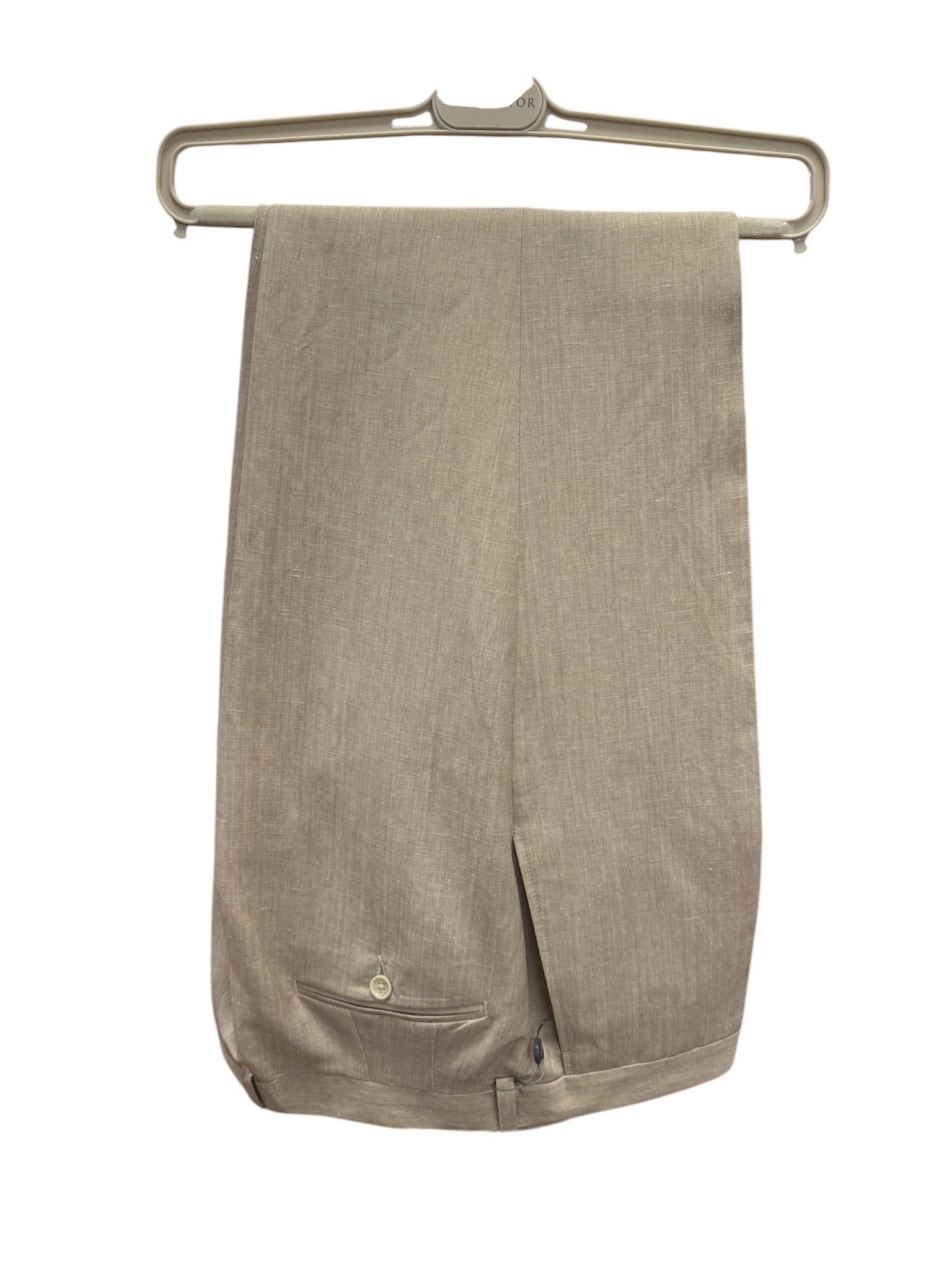 OSLO WOOL/LINEN PANT - TAN