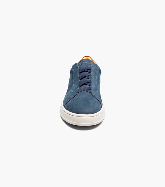 SUEDE SLIP ON SNEAKER - NAVY