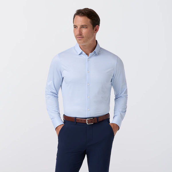 HAYLARD TRIM NO TUCK GINGHAM - LT. BLUE