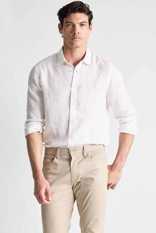 SOLID LINEN - WHITE