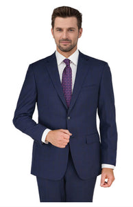 MANTONI STRETCH SUIT TRIM - NAVY