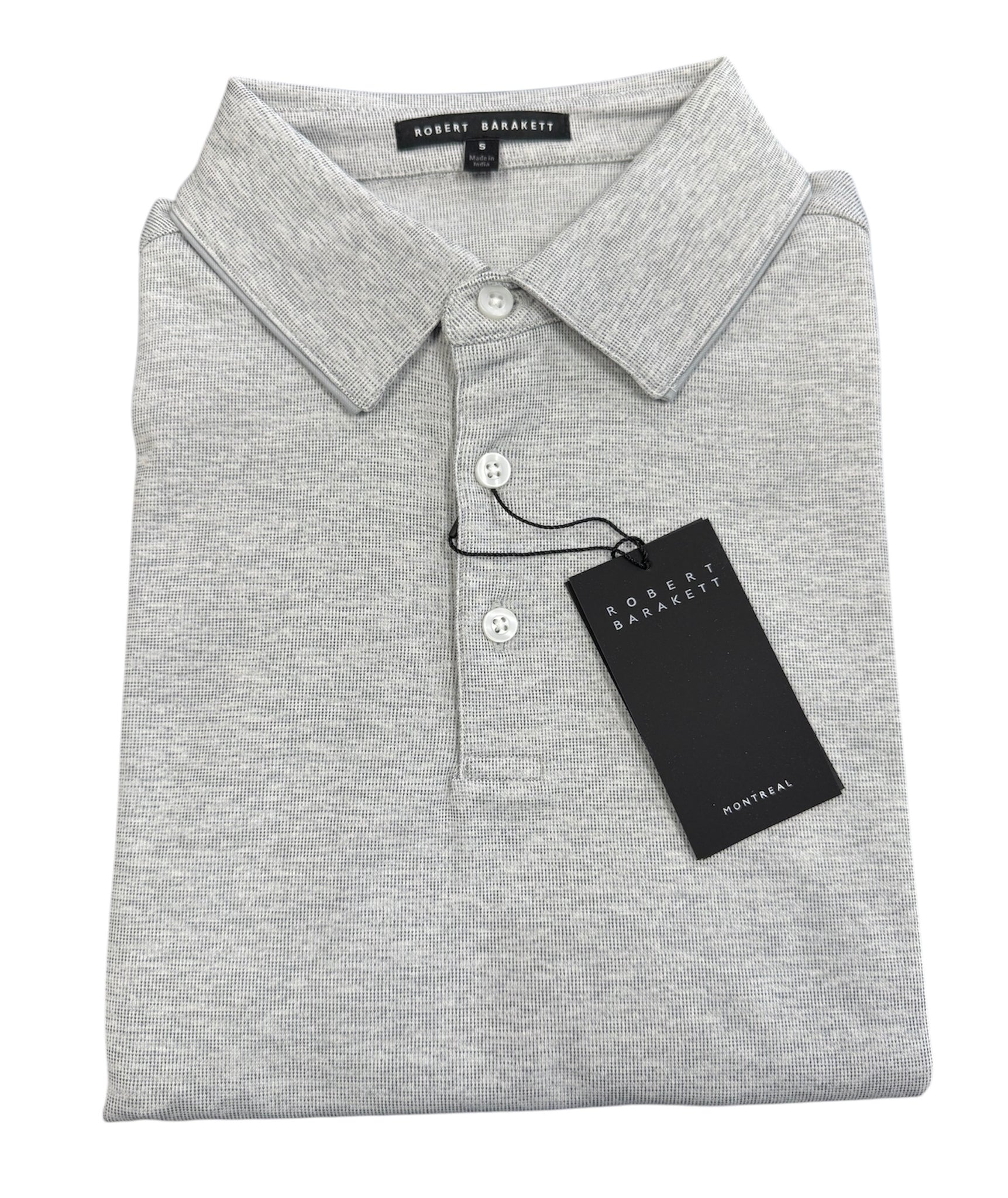DUKE SS POLO - LT GREY