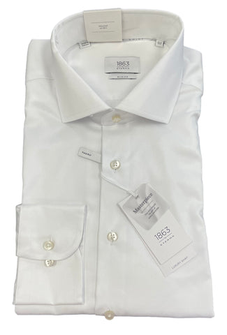 NON-IRON DRESS SHIRT 34/35 - WHITE