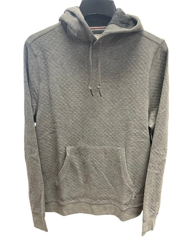 SUPA SOFT QUILTED HOODIE - GREYHEATH