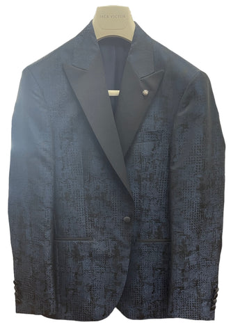 ELWOOD PEAK COLLAR DINNER JACKET - NAVY