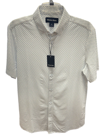 SS PERFORMANCE BUTTON UP - WHITE