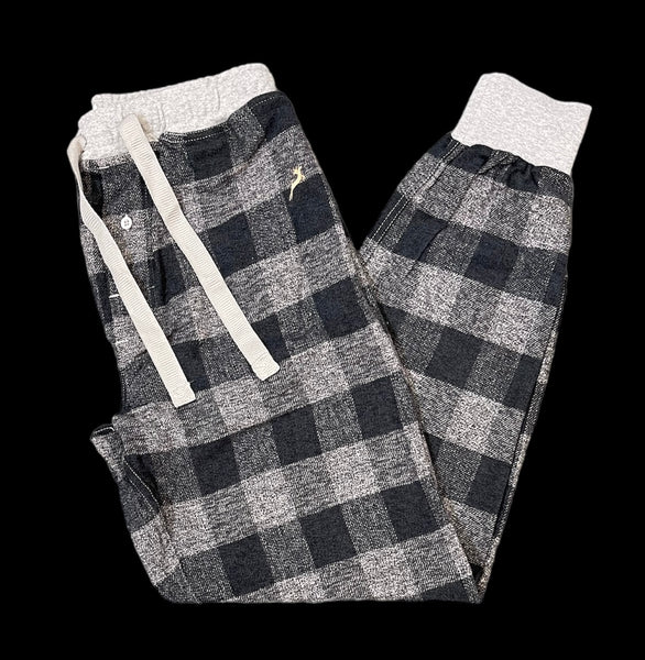 FLANNEL LOUNGE JOGGER - CHAR23