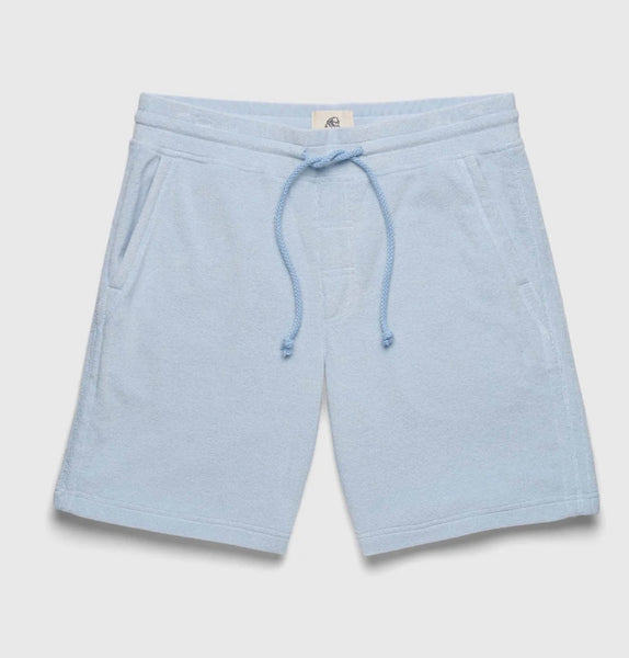 TERRY DRAWSTRING SHORT - BLUE