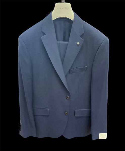 NAPOLI TONAL BIRDSEYE SUIT - BLUE