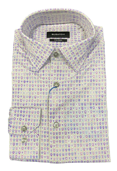 STRETCH PARTY SHIRT - LAVENDER