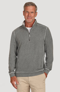 QUARTER ZIP - CHARCOAL