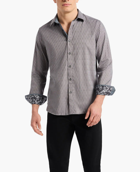 AKRON LS WOVEN - GREY