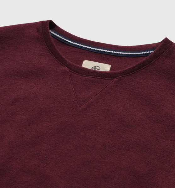 THE SOFTEST CREWNECK - CABERNET
