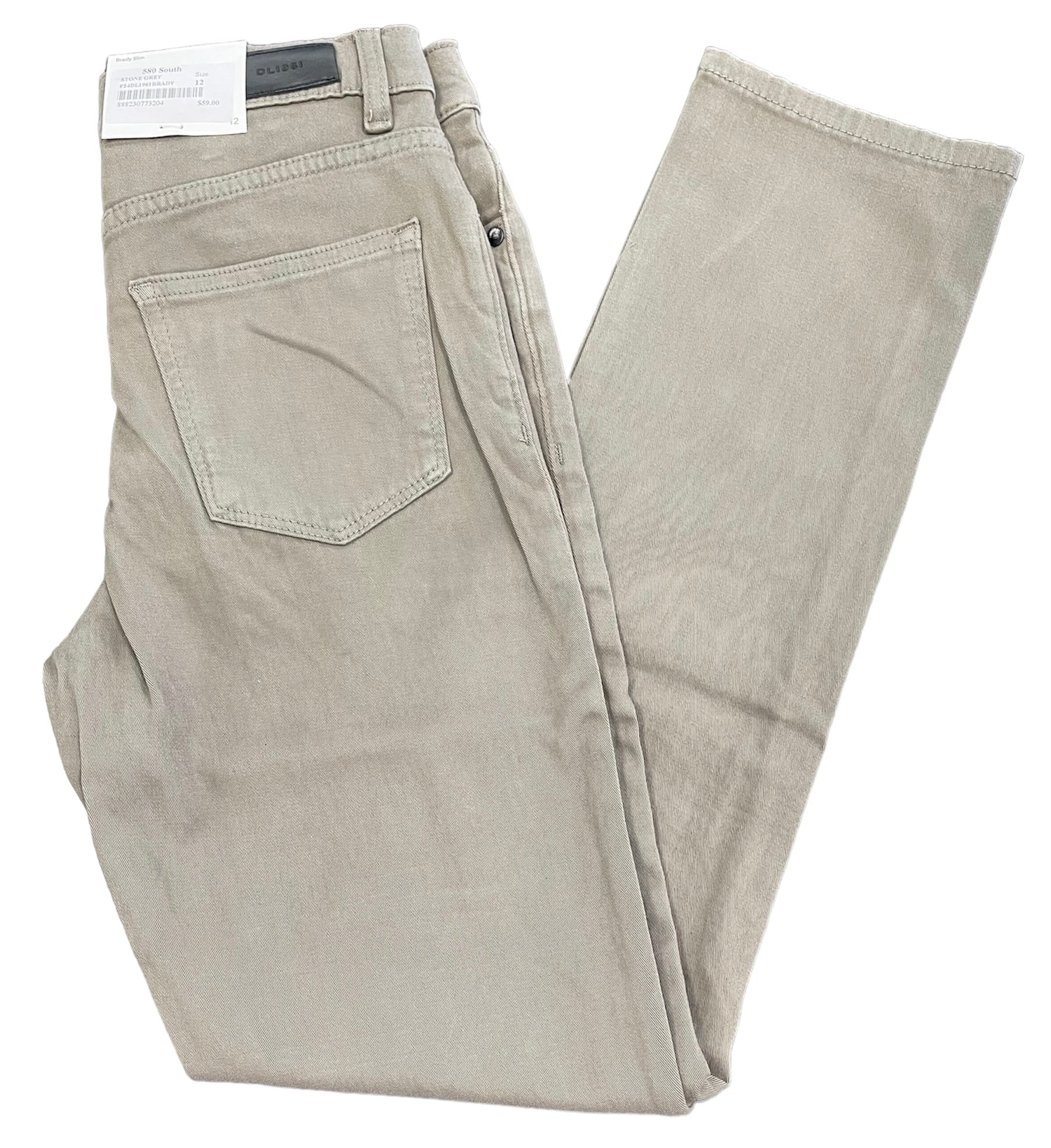 BRADY SLIM JEAN - STONE GREY