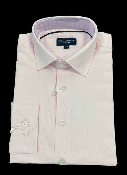 BOYS PINKY DINKY DO BUTTON UP - PINK