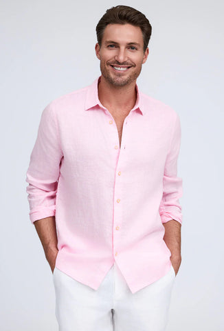 SOLID LINEN - PINK