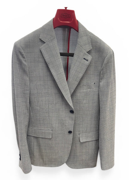CHARLES SEERSUCKAH - NAVY/GREY