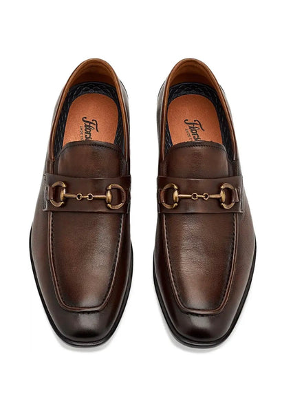 ZAFFIRO BIT DRESS SHOE - BROWN