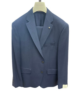 NAPOLI TONAL BIRDSEYE SUIT - BLUE