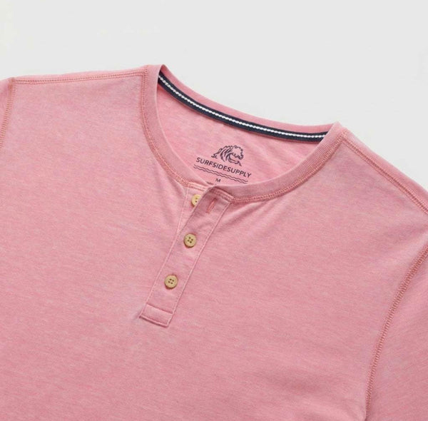 SS BURNOUT HENLEY - PINK