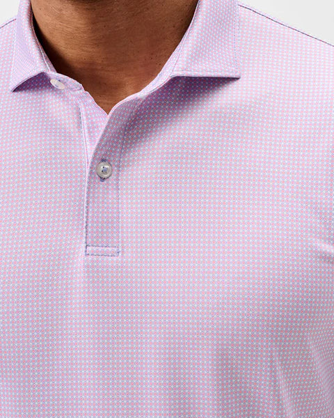 DOT NEAT POLO - PALM BEACH PINK