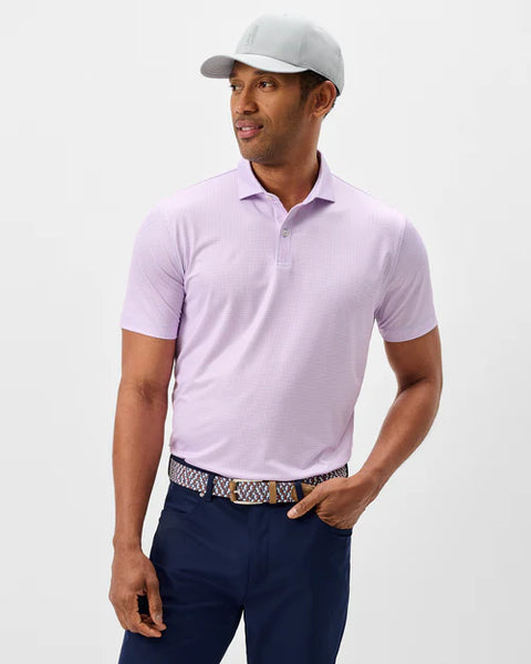 DOT NEAT POLO - PALM BEACH PINK