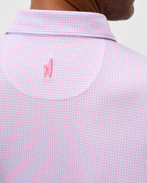 DOT NEAT POLO - PALM BEACH PINK