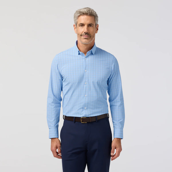 CLASSIC  FIT LEEWARD CHECK - BLUE