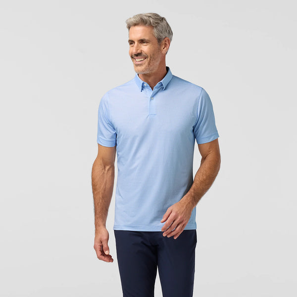 TRIM FIT HALYARD POLO - BLUE