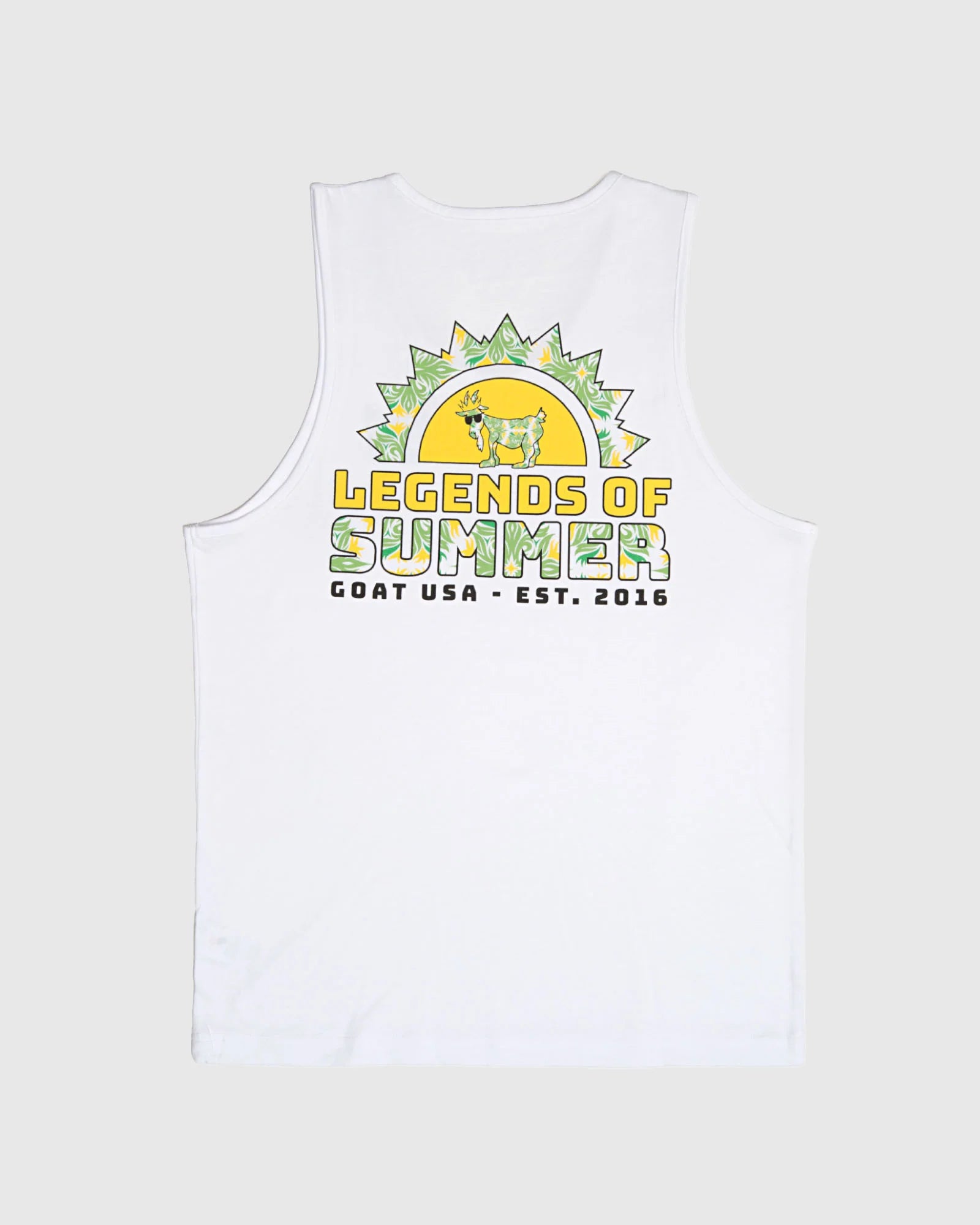 Tank Goat BOYS GOAT TANK - WHITE – 580 South Mens & Boys Clothing, Footwear and ...