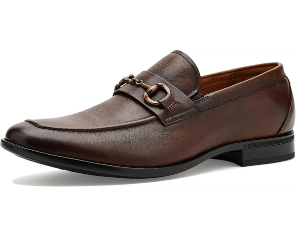 ZAFFIRO BIT DRESS SHOE - BROWN
