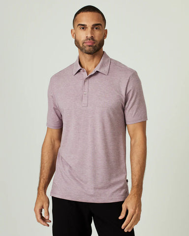 GAUTIER PERFORMANCE POLO - D ROSE