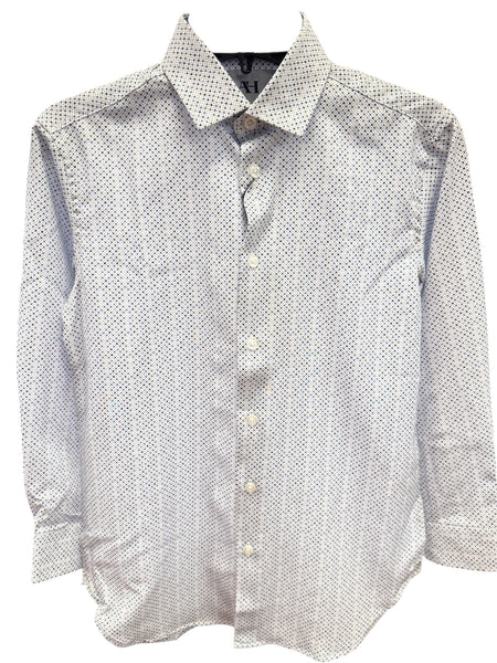 BOYS PERFORMANCE SHIRT - WHITE PRINT