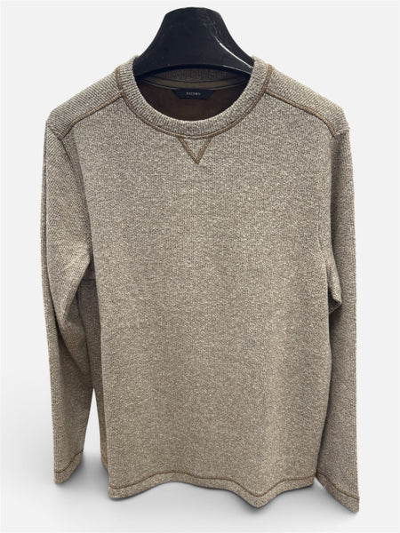 CREW SWEATER - CAMEL