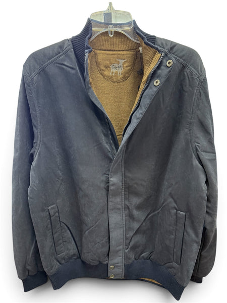 TWILL ZIP JACKET - NAVY