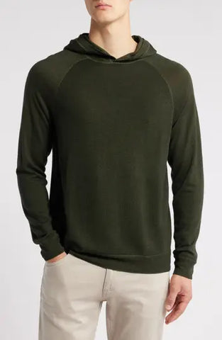 SWEATER HOODY - OLIVE