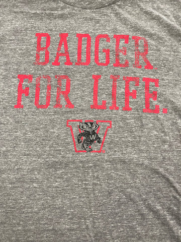 COLLEGE TEE - BADGERS