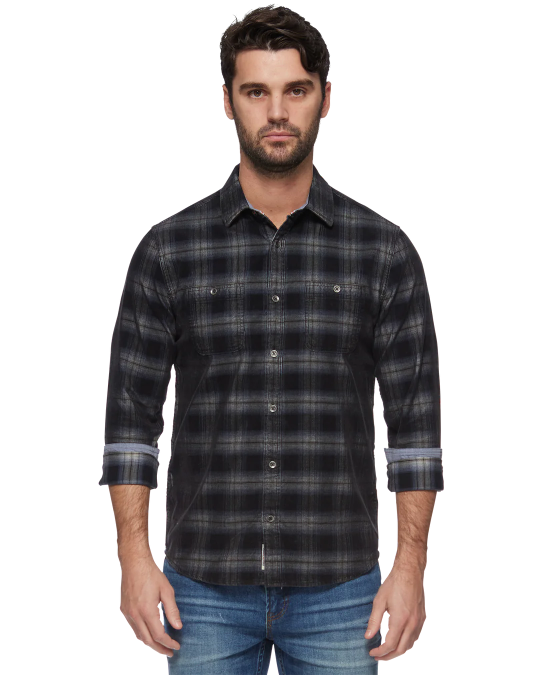 CORD FLANNEL - CHARCOAL