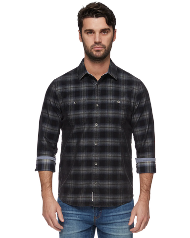 CORD FLANNEL - CHARCOAL