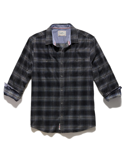 CORD FLANNEL - CHARCOAL