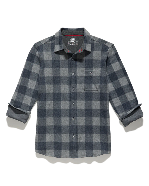 STRETCHY FLANNEL - CHARCOAL