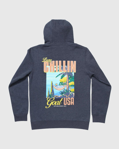 BOYS GRAPHIC HOOD - LAZY CHILL